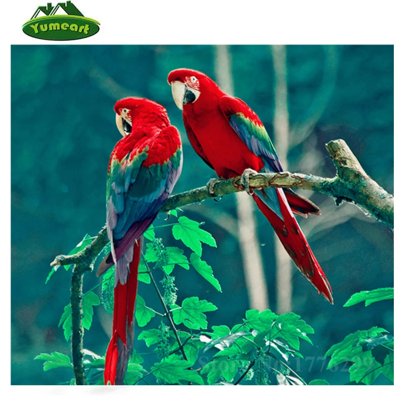 Dekorasi Rumah Diy Lukisan Berlian Hewan Cross Stitch Warna Hijau