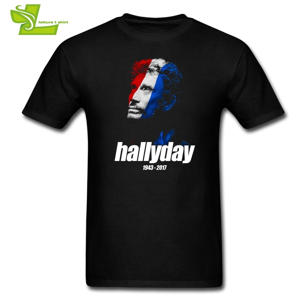 Funky Jonny Hallyday футболки с рок-звездой высокого качества мужские из 100% хлопка