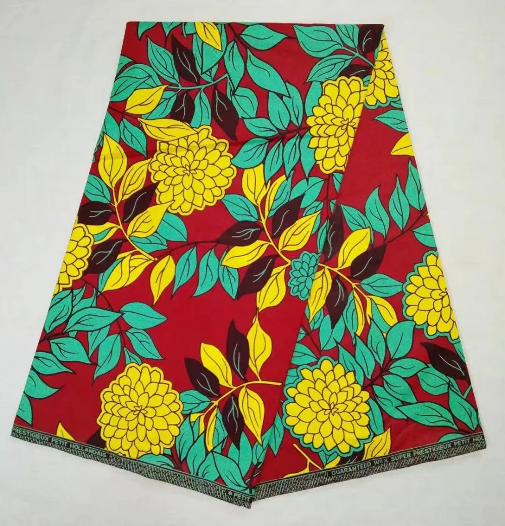 african wax prints fabric floral wax fabrics for wedding 100 Cotton