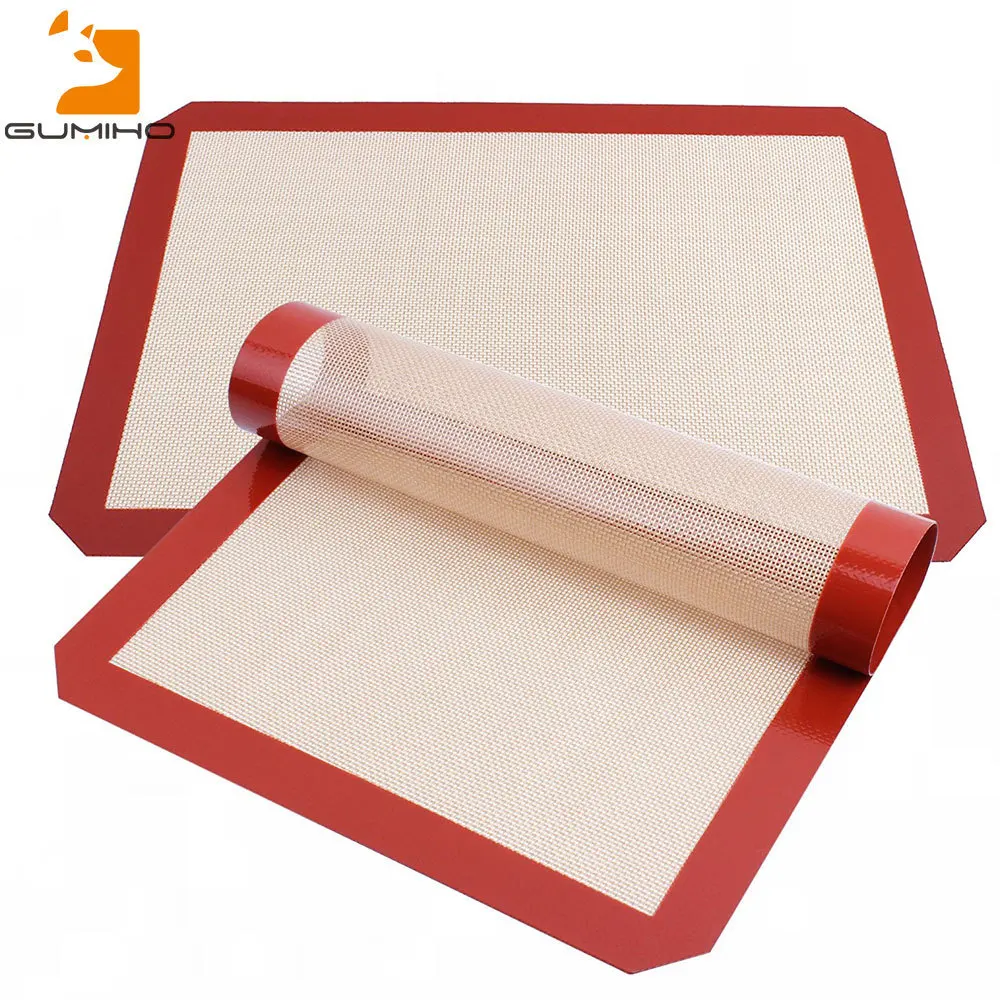 

Heat Resistance Silicone Baking Mat Non-Stick Cooking Mats for Cake Cookie Macaroon Oil Proof Baking Liner Pastry Mat Bakeware