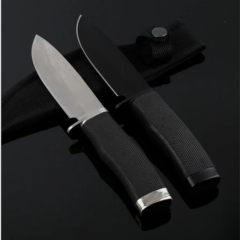 Маленький прямой нож 440C стальное лезвие тактическое складное лезвие нож для выживания на открытом воздухе охотничьи походные ножи SDIYABEIZ