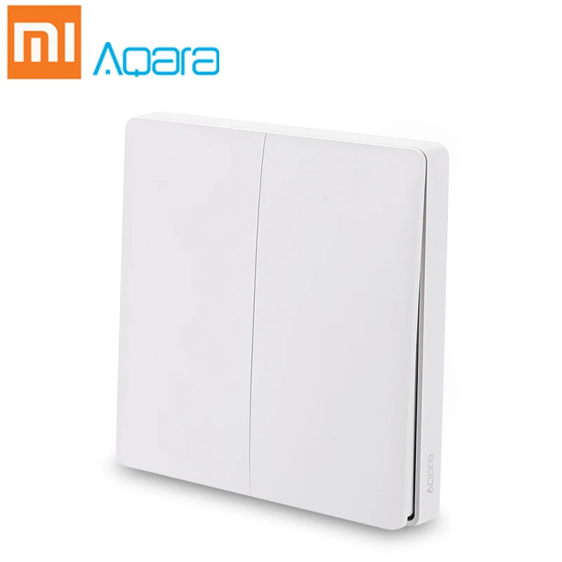 

Xiaomi Mijia Aqara Wall Switch Smart Light Control Wireless Double Single Key ZigBee Version Home Security APP Remote Control