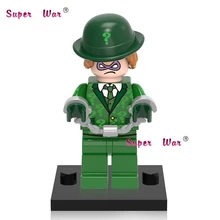50 шт. супергерой строительные блоки Riddler коллекционные блоки, друзья для мальчика дом игры дети Дети игрушки