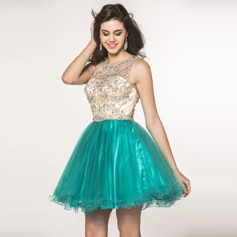 Custom Made 2016 Short Puffy Prom Dress Party Dresses Homecoming Red Semi Formal Vestido De Festa Curto | Свадьбы и торжества