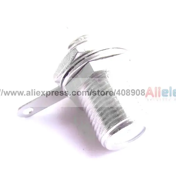 

100 Pcs TV Parts F Socket Jac Female Panel Mount Screw Knob Soldering Iron