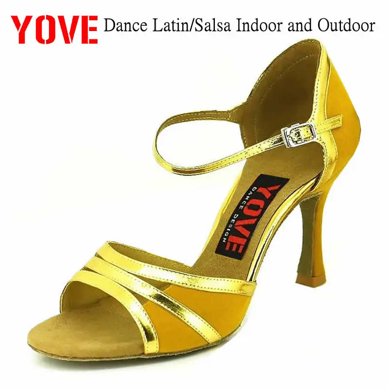 

YOVE Style w137-20 Dance shoes Bachata/Salsa Indoor and Outdoor Women's Dance Shoes