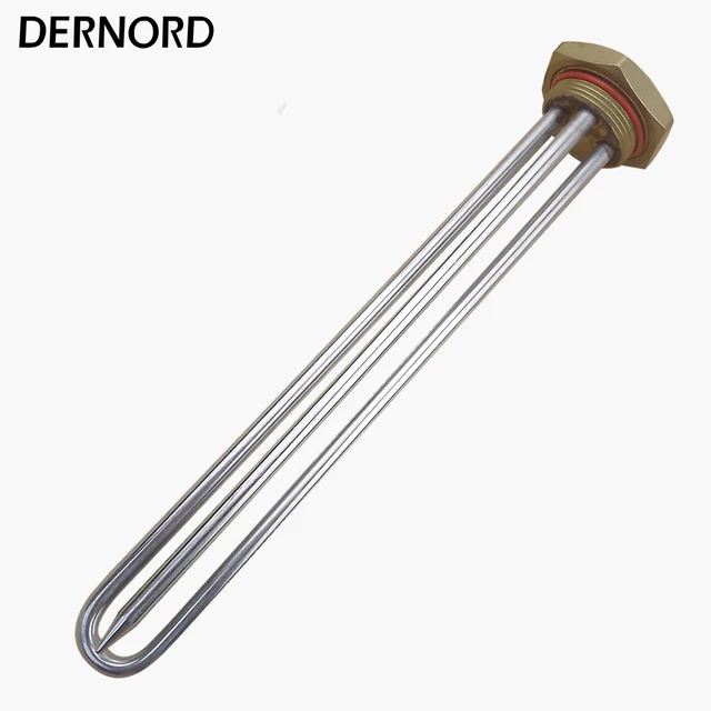 Cheap 220v 1500w 1 1/4" Thread Immersion Water Heater Element Screw Type heater with Thermowell