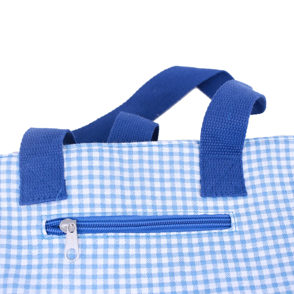 Large Knitting Needles Yarns Crochet Hooks Knitting Wool Organizer Bag Multifunctional Cotton Canvas Storage Bag