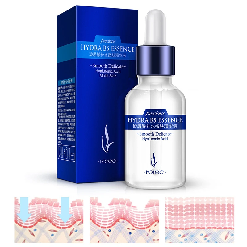 

Face Hyaluronic Acid Serum Liquid Moisturizing Anti Wrinkle Anti Aging Whitening Smooth Delicate Moist Skin Care Essence TSLM1