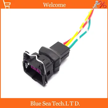 

Sample,2 PCS 3Pin Auto Universal sensor plug with cable,odometer sensor socket/plug, temperature control switch socket for car
