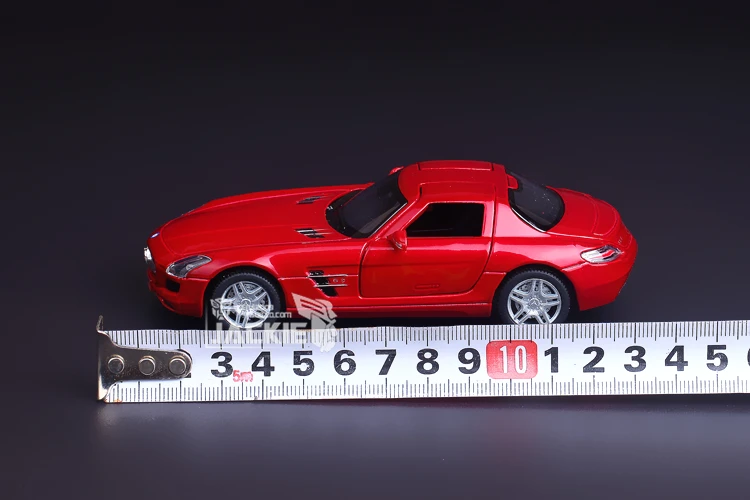 Точная имитация эксклюзивный коллекционный игрушки: стильный дизайн автомобиля SLS AMG спортивный автомобиль 1:36 литая под давлением модель автомобиля оттяните назад Автомобили
