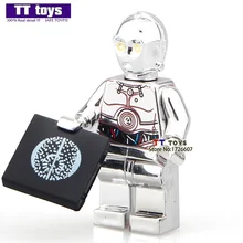 20 шт./лот PG638 Мстители TC-14 хром, серебро куклы строительные блоки Супер Герои модель детских игрушек подарок
