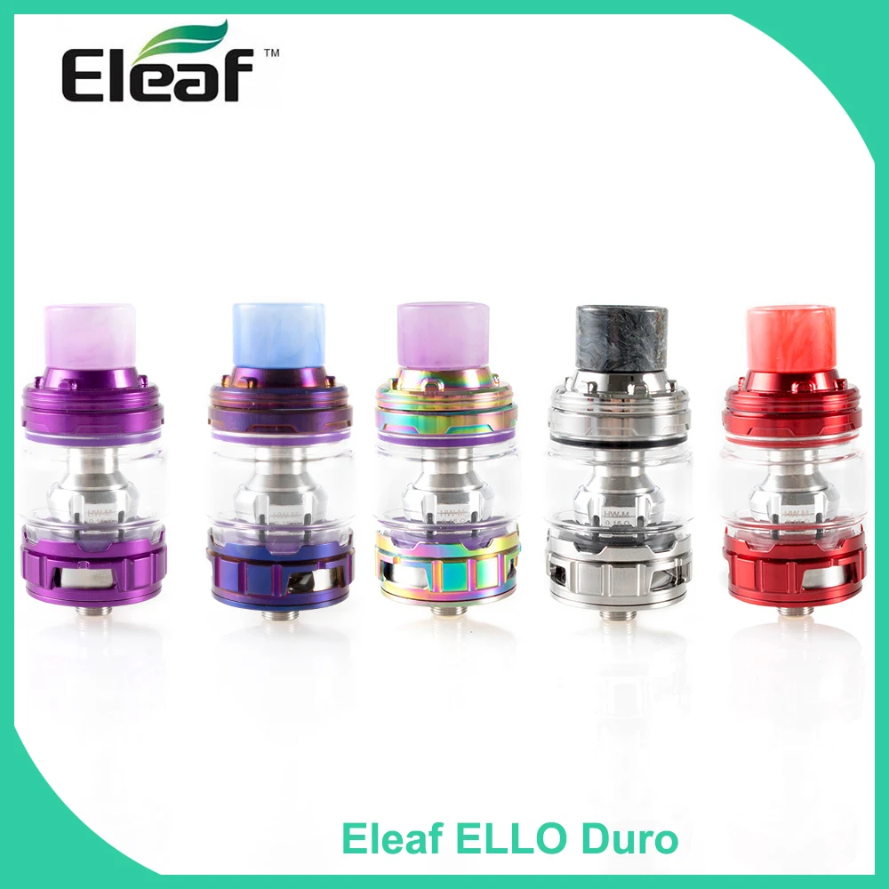Original Eleaf ELLO Duro Sub ohm Atomizer 6.5ml with HW-M 0.15ohm/ HW-N 0.2ohm coil Tank for iJust 3 /istick Pico S kit