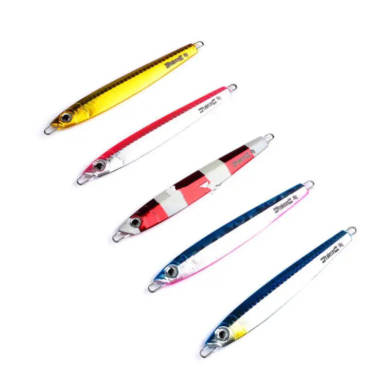 

5pcs Micro Jigs Butterfly Knife Jigs 80/100/150/200g Lures Bait Snapper Jiggings Slow Lures Metal Artificial Crankbait Swimbait