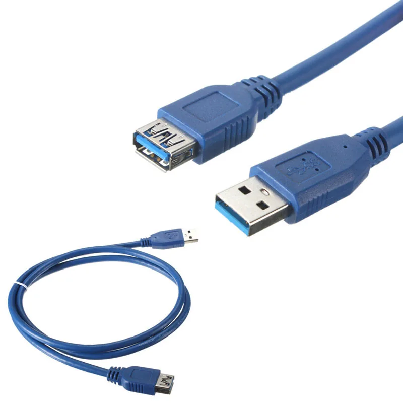 جديد 10FT 3 m USB 3.0 و المكونات الذكور إلى الإناث تمديد المقبس كابل حبال موسع