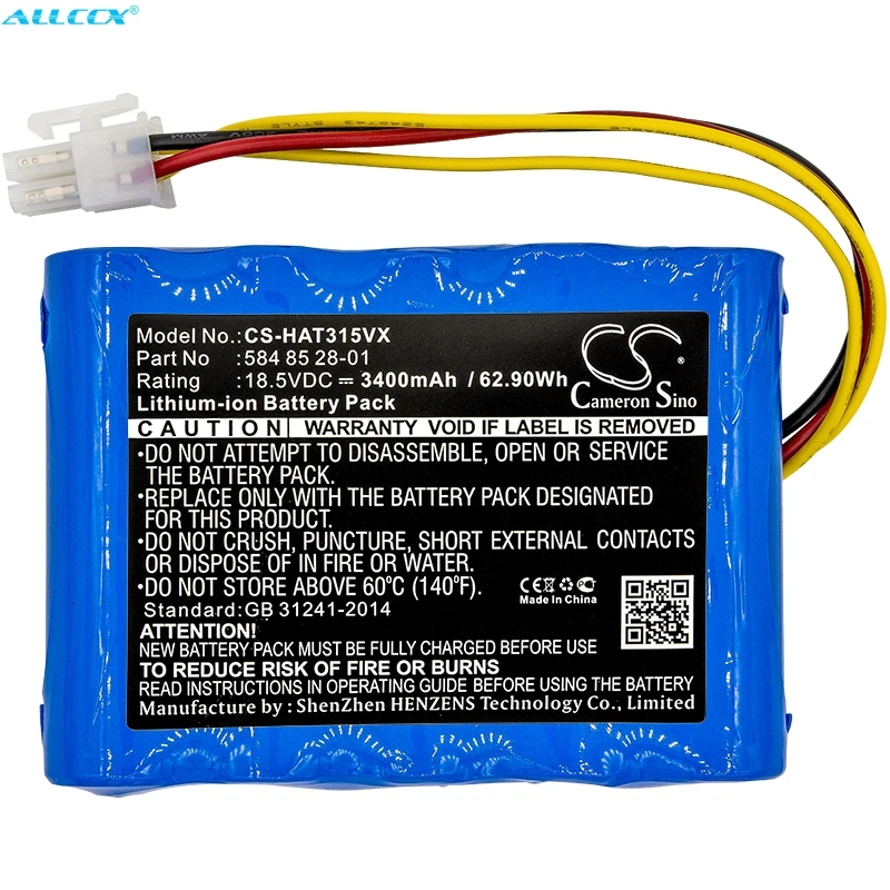 Cameron Sino 3400mAh Battery for Gardena R100Li R130Li R160Li 2016/2017/2018Mahroboter Sileno Sileno +R100LICR130LIC