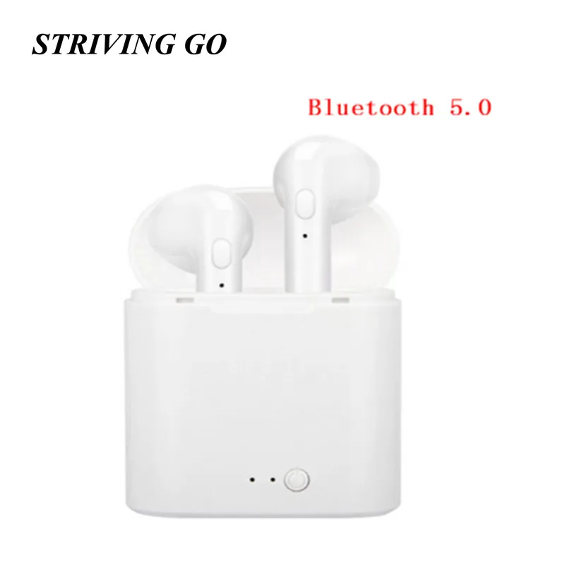 

i7s TWS Bluetooth 5.0 Wireless Earphones Earbuds With Charging Box Mic Mini Sport Headset For Xiaomi Huawei All Smart Phone