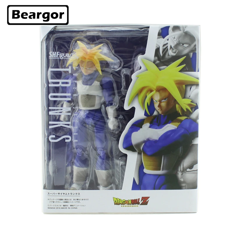 

6" Dragon Ball Z Anime Super Saiyan Trunks SHF Moveable Boxed 15cm PVC Action Figure Collection Model Doll Toys Gift