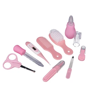 10pcs/set Newborn Infant Thermometer Grooming Brush Nail Hair Health Care Kit Baby Care set Supplies 10pcs/set Newborn Infant Thermometer Grooming Brush Nail Hair Health Care Kit Baby Care set Supplies