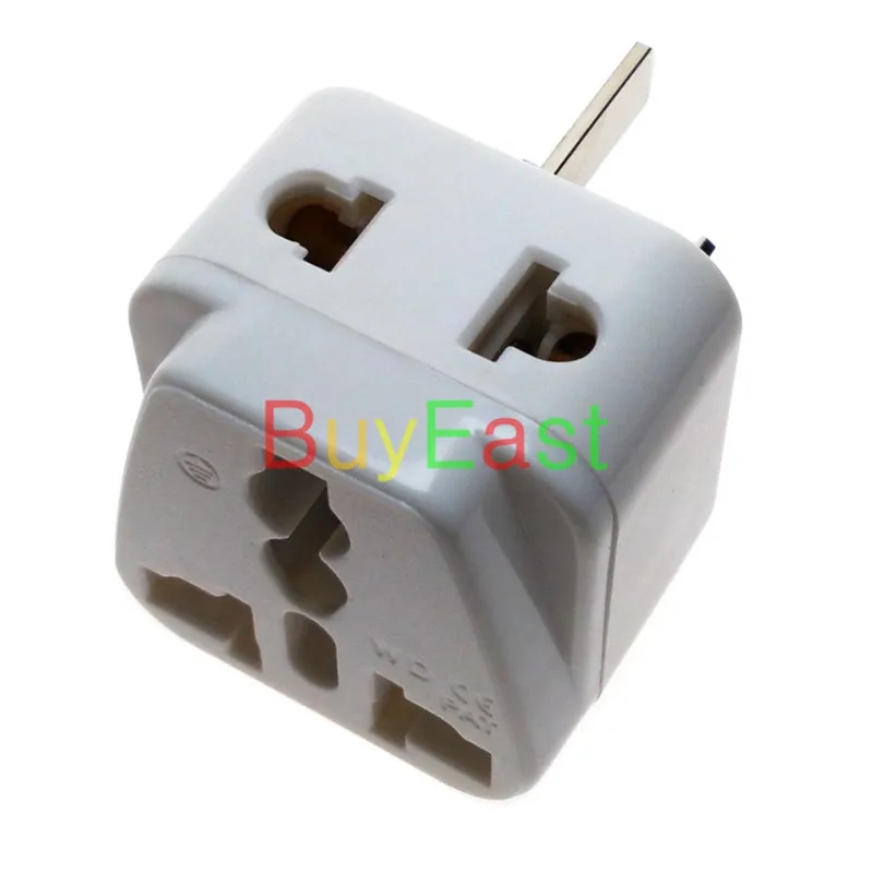 Лот 5 Австралии, Новой Зеландии тип I Travel Adapter 2 Way Multi Outlet Мощность адаптер Черный Цвет