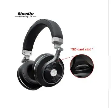 

Bluedio T3 Plus Wireless Bluetooth Headphones headset with Microphone Micro SD Card Slot bluetooth headphone headset