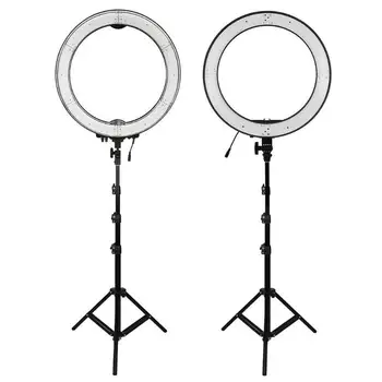 

55W 240pcs LED Ring Light 5500K Dimmable Camera Photo Video Lamp w/ Tripod