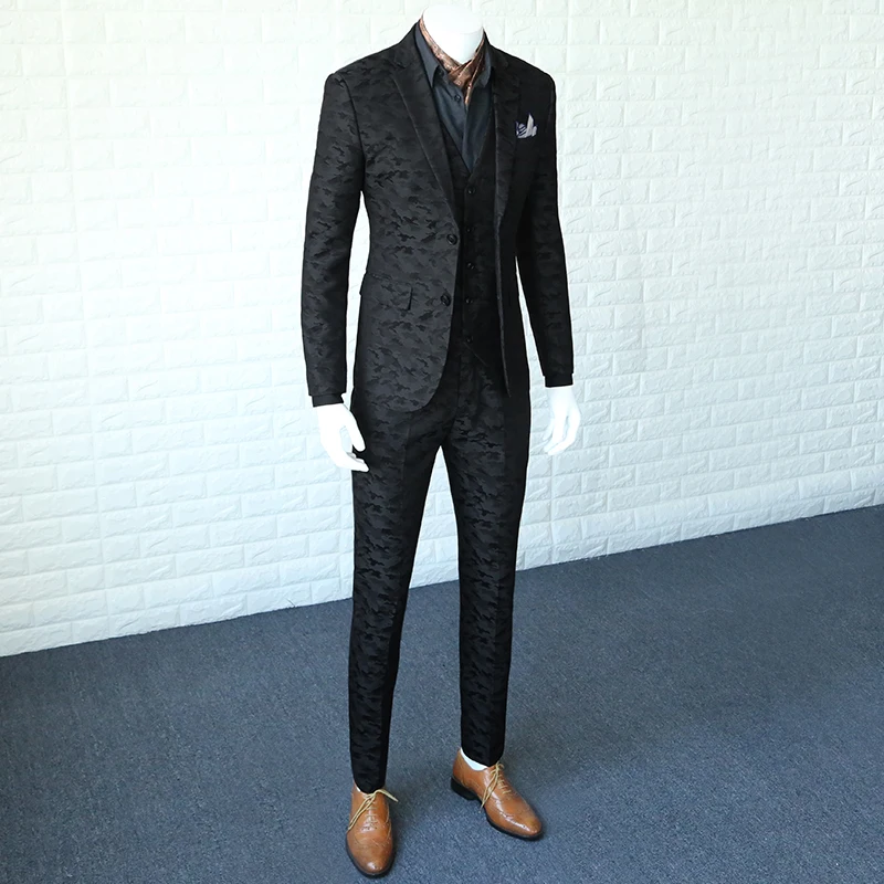 mens black dress suit