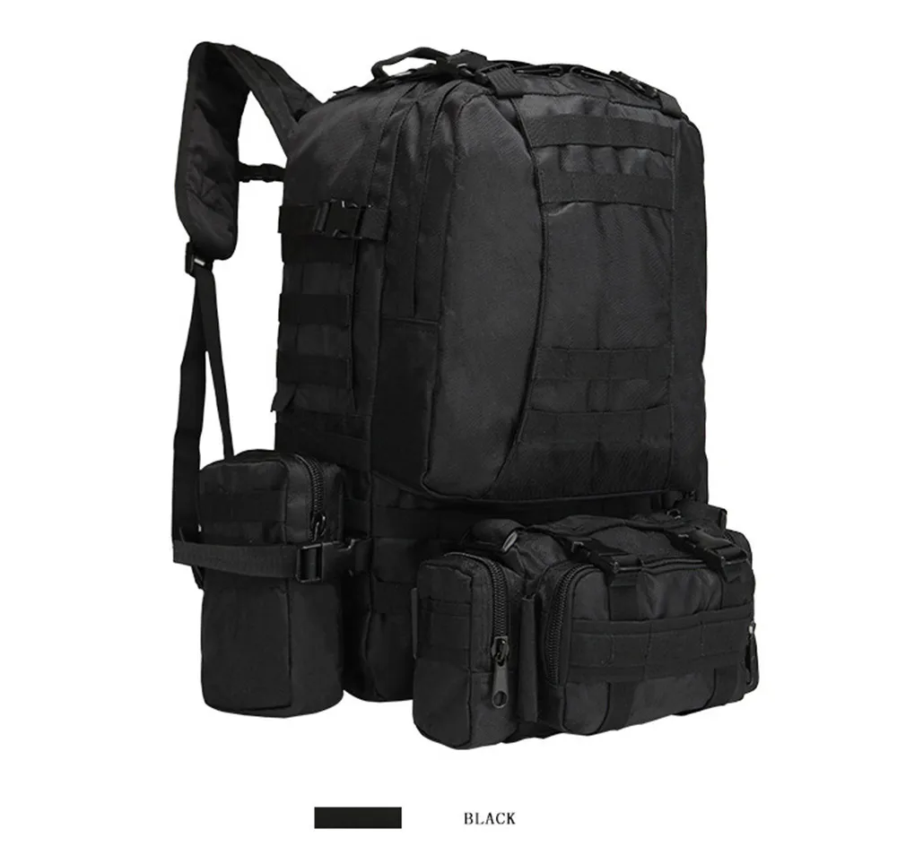 Atualizada do Montanhismo Fãs de Terceirização de Multi-funcional Versão Exército Pacote Caminhadas Combinação Mochila Grande-capacidade 24 Bolsas de pesca