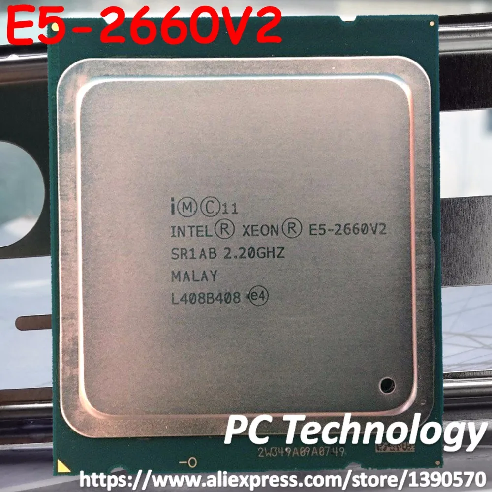 

Original Intel Xeon Processor E5-2660V2 10-Core 8.0GT/s QPI 2.2GHz 25MB LGA2011 E5 2660V2 CPU 95W free shipping