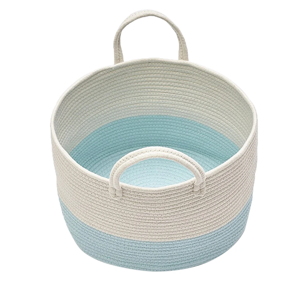 طوي حقيبة الغسيل مع مقبض صندوق تخزين ملابس المنظم لعبة سلال