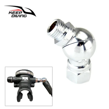 

Second Stage Swivel Adapter 360 degree Swivel for Placing Breathing Tube Snorkel Scuba Diving Accessries