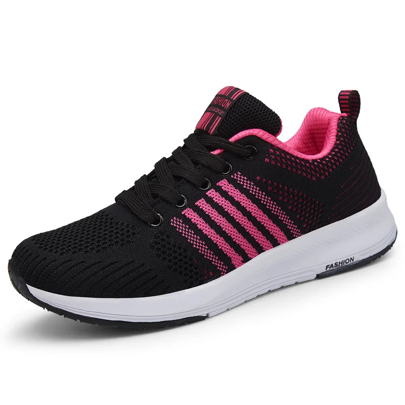 Tenis feminino Горячая брендовая легкая мягкая спортивная обувь для спортзала Женская теннисная обувь женские стабильные спортивные кроссовки дешевые - Цвет: Розовый