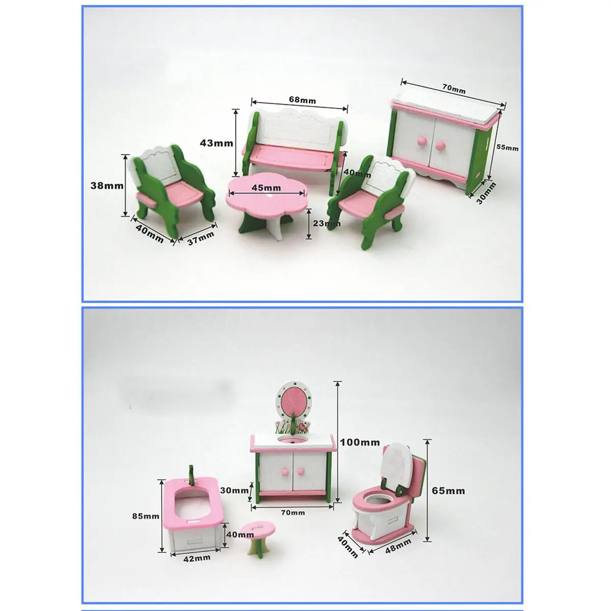 49Pcs 11 Sets Baby Wooden Furniture Doll House Miniature Child Play Toys Gifts Casinha de Boneca Poppenhuis Toys For Children 49Pcs 11 Sets Baby Wooden Furniture Doll House Miniature Child Play Toys Gifts Casinha de Boneca Poppenhuis Toys For Children