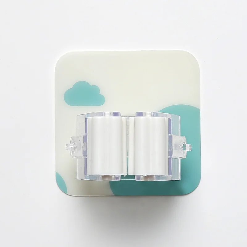

Cloud Wall Mounted Mop Holder Storage Broom Hanger Clip Seamless Mop Hook Bathroom Home Kitchen Organizer Non Punch Adhesive
