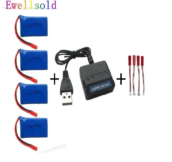 Запчасти для квадрокоптера wltoys V626 V636 V686 Q222 X250 V686G RC 3 7 в 780 мАч литий полимерная