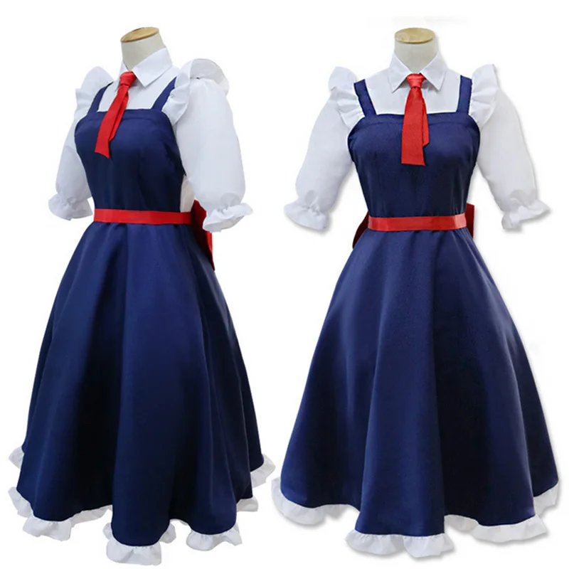 Cosworld Miss Kobayashi's Dragon Maid Toru Tohru Cosplay Costume Kobayashi san Chi no Maid Uniforms Costume (2)