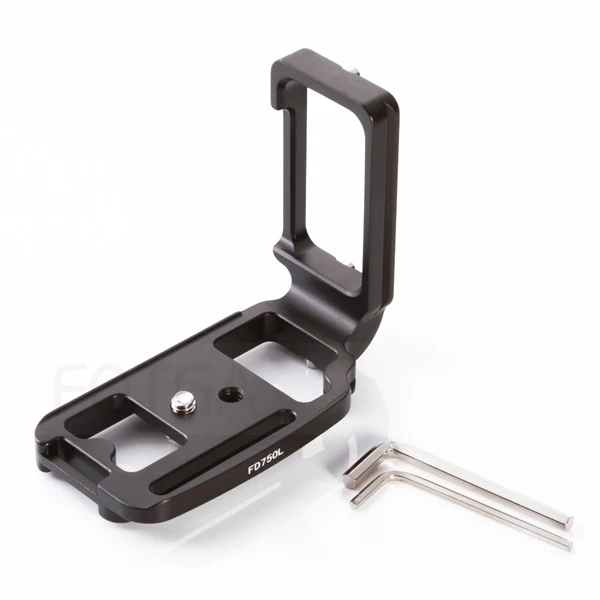 

D750 Vertical Quick Release QR L Plate/Bracket Holder hand Grip for Nikon D750 Arca-swiss RRS Compatible