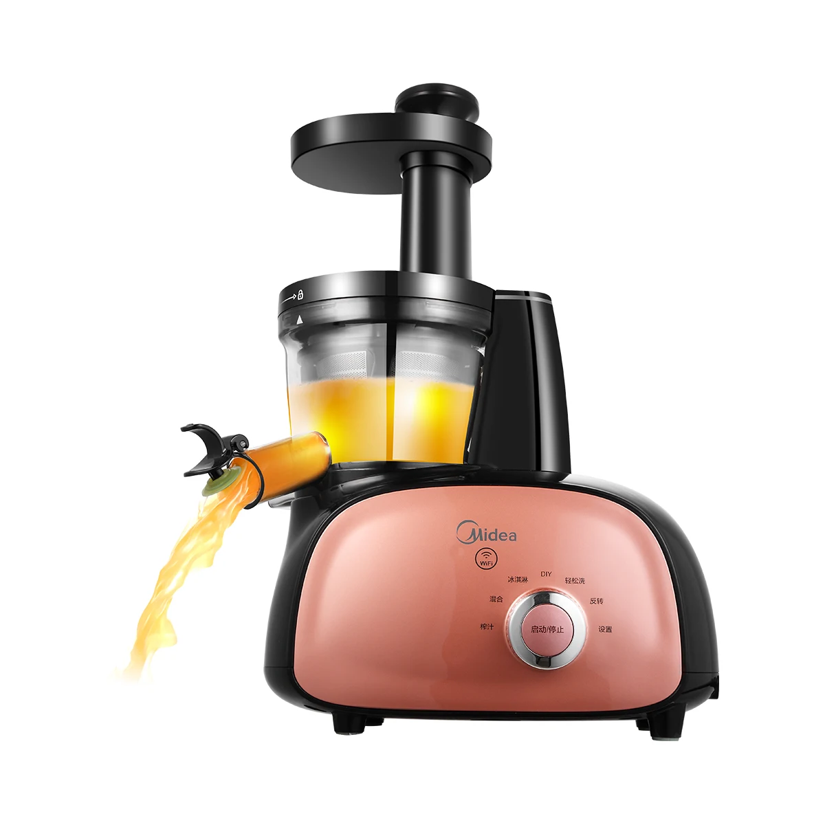 ZOKOP 1000ml 800W 65mm Electric Juicer Machine 3 Speed Mode Extractor