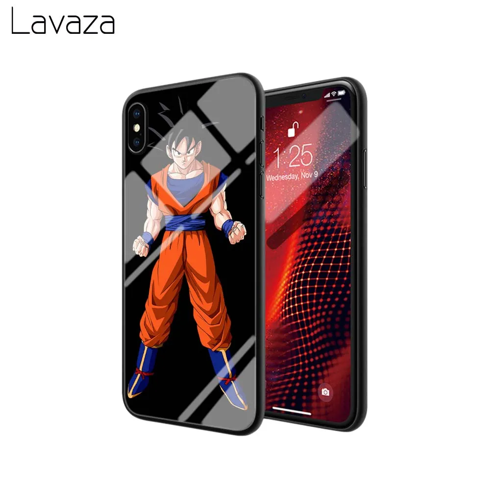 Чехол Lavaza Dragon Ball Z Super DBZ Goku из закаленного стекла для Apple iPhone 6 6s 7 8 Plus X 5 5S SE XS 11 Pro Max XR