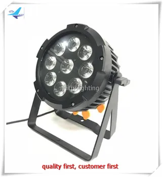 

(10/lot) 9x12w rgbwa uv 6 in 1 Wireless DMX IR Battery Wifi par can dmx uplight waterproof battery light