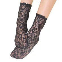 3 пары кружевных носков, женские сексуальные винтажные милые носки для девочек, милые носки для девушек, прозрачные носки, милые женские носки на лето и осень, Meias Sox