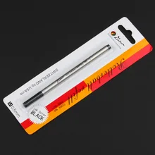 Много 4 шт Пикассо заправки для роликовых шариковых ручек 0,5 мм точки черные чернила