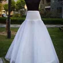 Размера плюс Высокое качество трапециевидной формы 1-обруч свадебные Нижние юбки свадебное платье юбка скольжения нижняя свадебные аксессуары