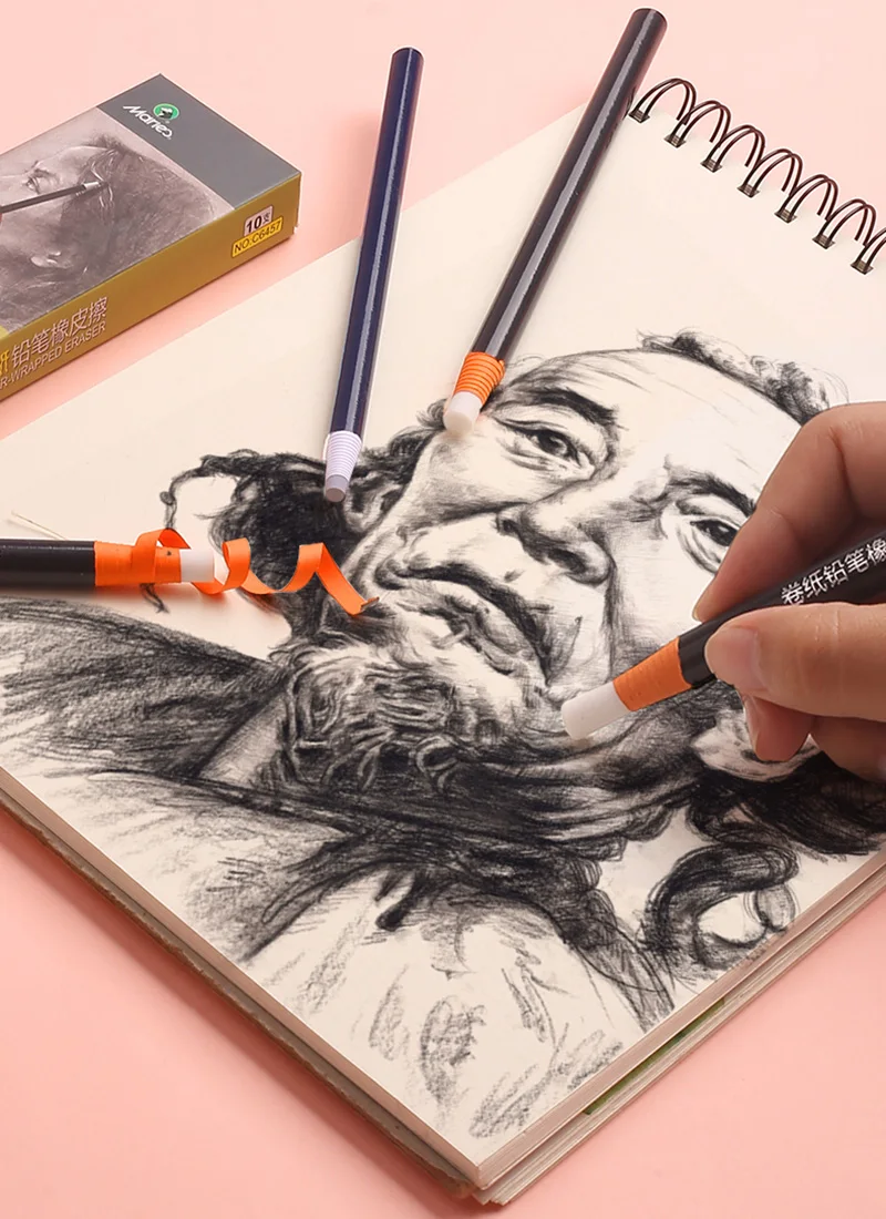 Карандаш Выделите мягкая резинка art pen для эскиз рисунок обработки деталей тянуть шнур рваной бумаги ластик Elastone товары для рукоделия