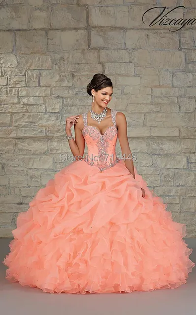 Peach Quinceanera Dresses