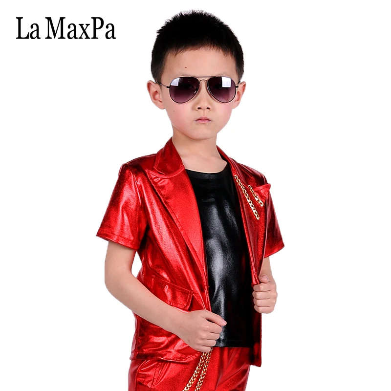 La MaxPa new arrival fashion boy kids baby children blazers suit slim
