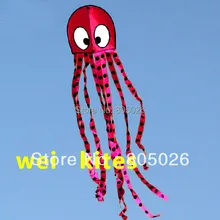 Осьминог воздушный змей 10 шт./партия с змей катушка линия наружные игрушки летающий воздушный змей с фабрики детские инструменты рыба воздушный змей cerf