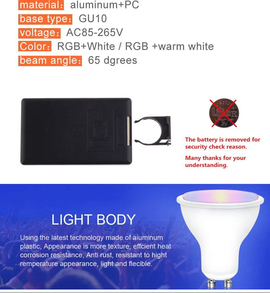 10.RGB led lamp