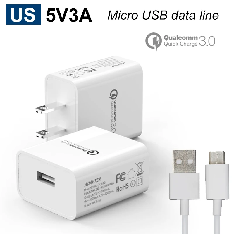 US 5V3A-Micro usb
