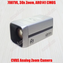 960H D1 700TVL аналоговые 18x оптический 30x1/" Aptina AR0141 CMOS CCTV с переменным фокусным расстоянием Камера с переменным фокусным расстоянием Моторизованный объектив ICR RS485 Автофокус